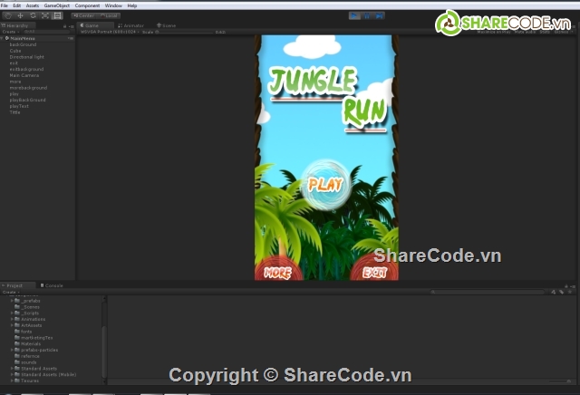 JungleRun,Running,game unity,source code unity,run and run,Temple run